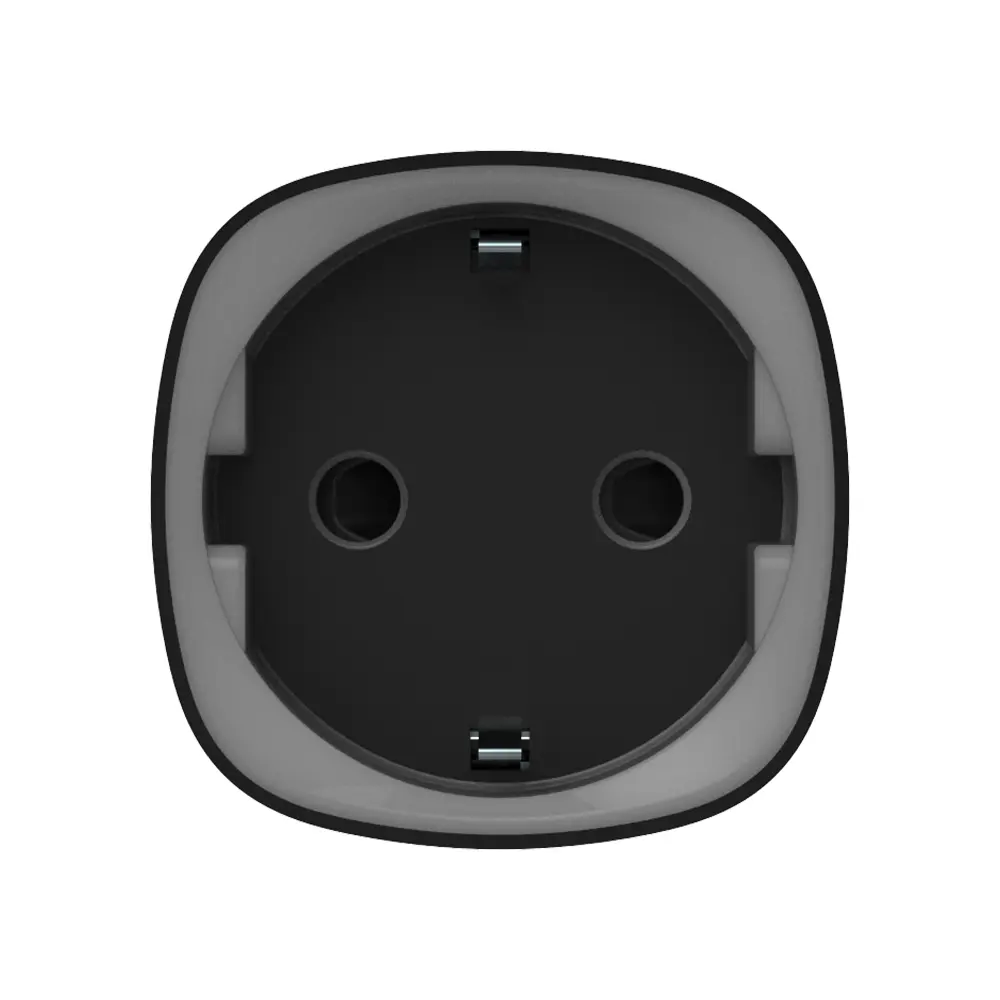 Беспроводная умная розетка со счетчиком энергопотребления Ajax Socket (type F) Jeweller (Black) - Фото 3